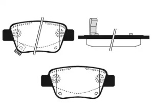 Комплект тормозных колодок (RAICAM: RA.0568.0)