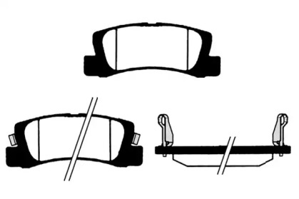 Комплект тормозных колодок (RAICAM: RA.0570.0)