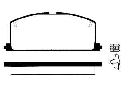 Комплект тормозных колодок (RAICAM: RA.0575.0)