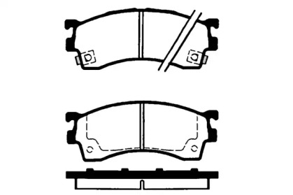Комплект тормозных колодок (RAICAM: RA.0589.0)