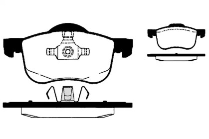 Комплект тормозных колодок (RAICAM: RA.0693.0)