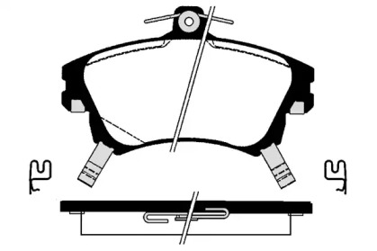 Комплект тормозных колодок (RAICAM: RA.0696.0)