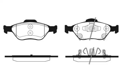 Комплект тормозных колодок (RAICAM: RA.0708.1)