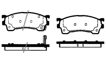 Комплект тормозных колодок (RAICAM: RA.0731.0)