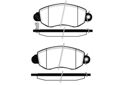 Комплект тормозных колодок (RAICAM: RA.0757.0)