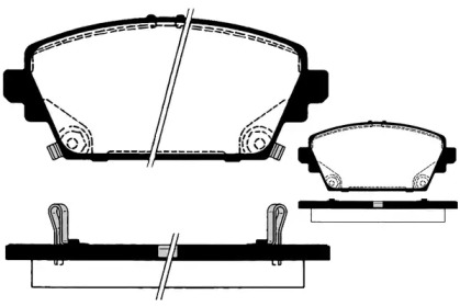 Комплект тормозных колодок (RAICAM: RA.0767.1)