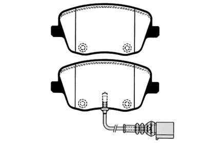 Комплект тормозных колодок (RAICAM: RA.0778.1)
