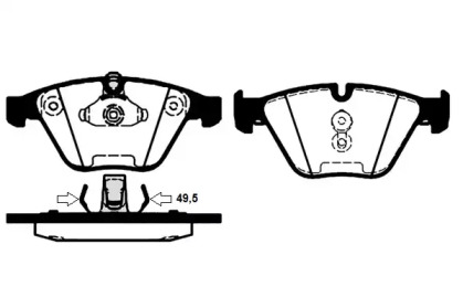 Комплект тормозных колодок (RAICAM: RA.0789.5)
