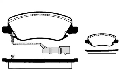 Комплект тормозных колодок (RAICAM: RA.0798.0)