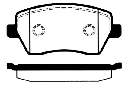 Комплект тормозных колодок (RAICAM: RA.0805.0)