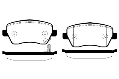 Комплект тормозных колодок (RAICAM: RA.0805.1)