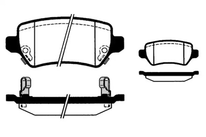 Комплект тормозных колодок (RAICAM: RA.0815.0)