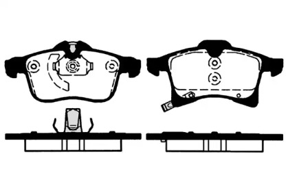 Комплект тормозных колодок (RAICAM: RA.0816.0)