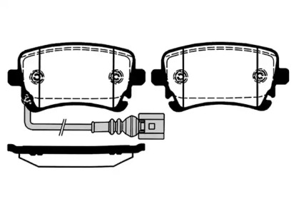 Комплект тормозных колодок (RAICAM: RA.0819.0)