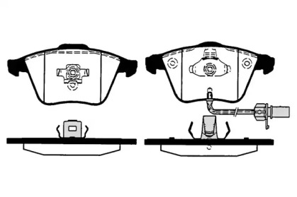 Комплект тормозных колодок (RAICAM: RA.0824.0)