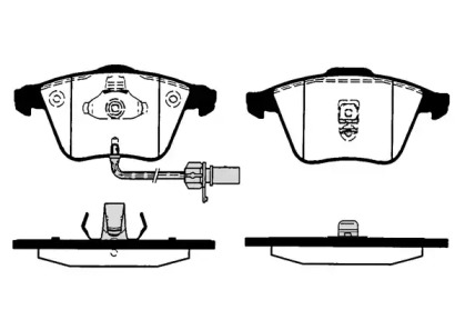 Комплект тормозных колодок (RAICAM: RA.0824.2)