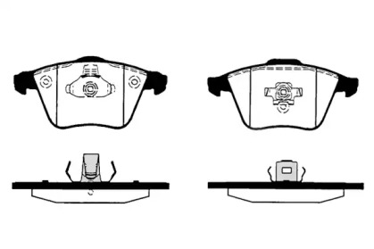 Комплект тормозных колодок (RAICAM: RA.0824.3)