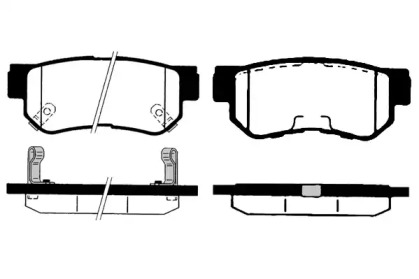 Комплект тормозных колодок (RAICAM: RA.0833.0)
