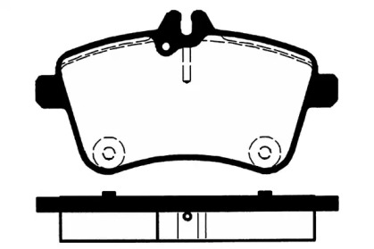 Комплект тормозных колодок (RAICAM: RA.0842.0)