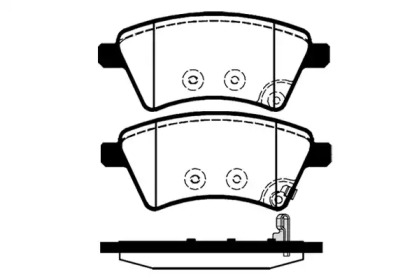 Комплект тормозных колодок (RAICAM: RA.0846.0)