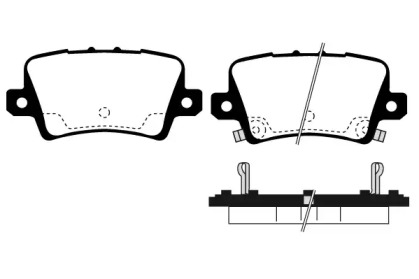 Комплект тормозных колодок (RAICAM: RA.0851.0)
