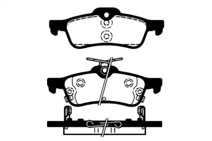 Комплект тормозных колодок (RAICAM: RA.0865.1)