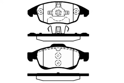 Комплект тормозных колодок (RAICAM: RA.0889.0)