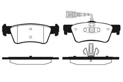 Комплект тормозных колодок (RAICAM: RA.0908.0)