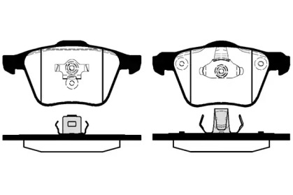 Комплект тормозных колодок (RAICAM: RA.0938.0)