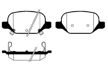 Комплект тормозных колодок (RAICAM: RA.0959.0)