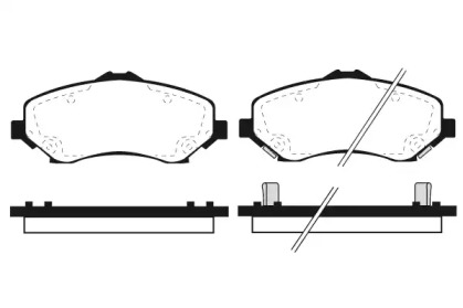 Комплект тормозных колодок (RAICAM: RA.0961.0)