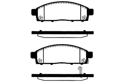 Комплект тормозных колодок (RAICAM: RA.0975.0)