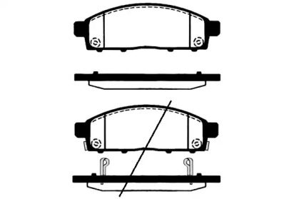 Комплект тормозных колодок (RAICAM: RA.0975.1)