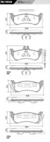Комплект тормозных колодок (FRAS-LE: PD/1012-B)