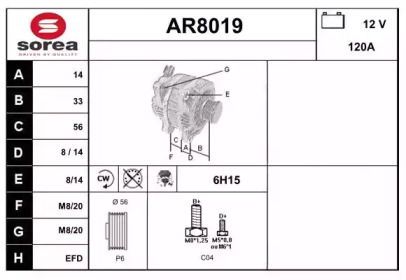 Генератор (SNRA: AR8019)