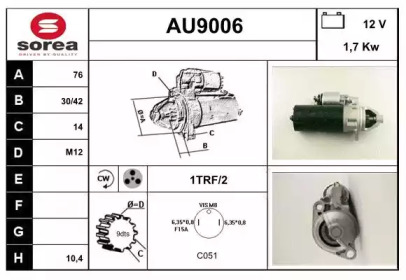 Стартер (SNRA: AU9006)