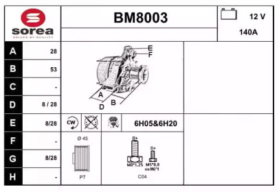 Генератор (SNRA: BM8003)