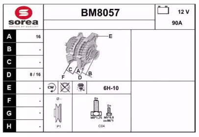 Генератор (SNRA: BM8057)