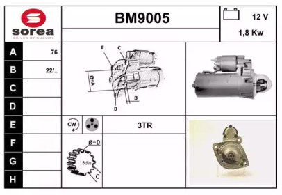 Стартер (SNRA: BM9005)