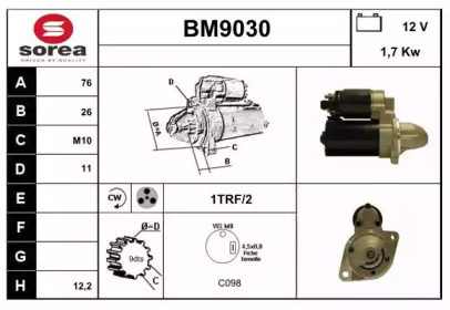 Стартер (SNRA: BM9030)