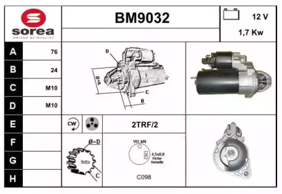 Стартер (SNRA: BM9032)