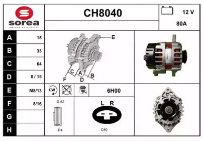 Генератор (SNRA: CH8040)