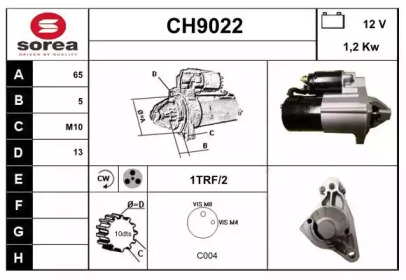 Стартер (SNRA: CH9022)