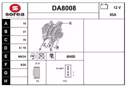 Генератор (SNRA: DA8008)