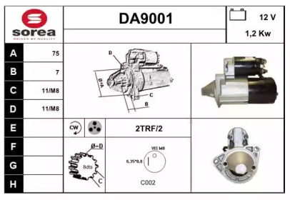 Стартер (SNRA: DA9001)