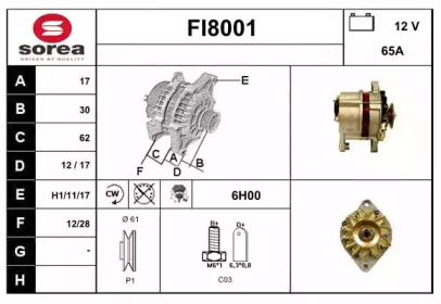 Генератор (SNRA: FI8001)