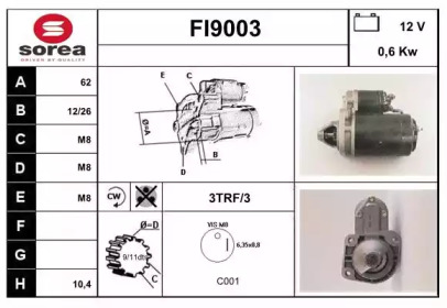 Стартер (SNRA: FI9003)