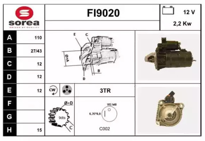 Стартер (SNRA: FI9020)