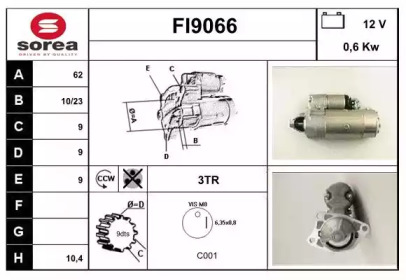 Стартер (SNRA: FI9066)