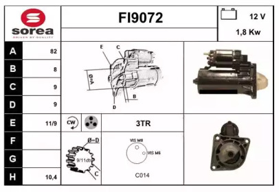 Стартер (SNRA: FI9072)